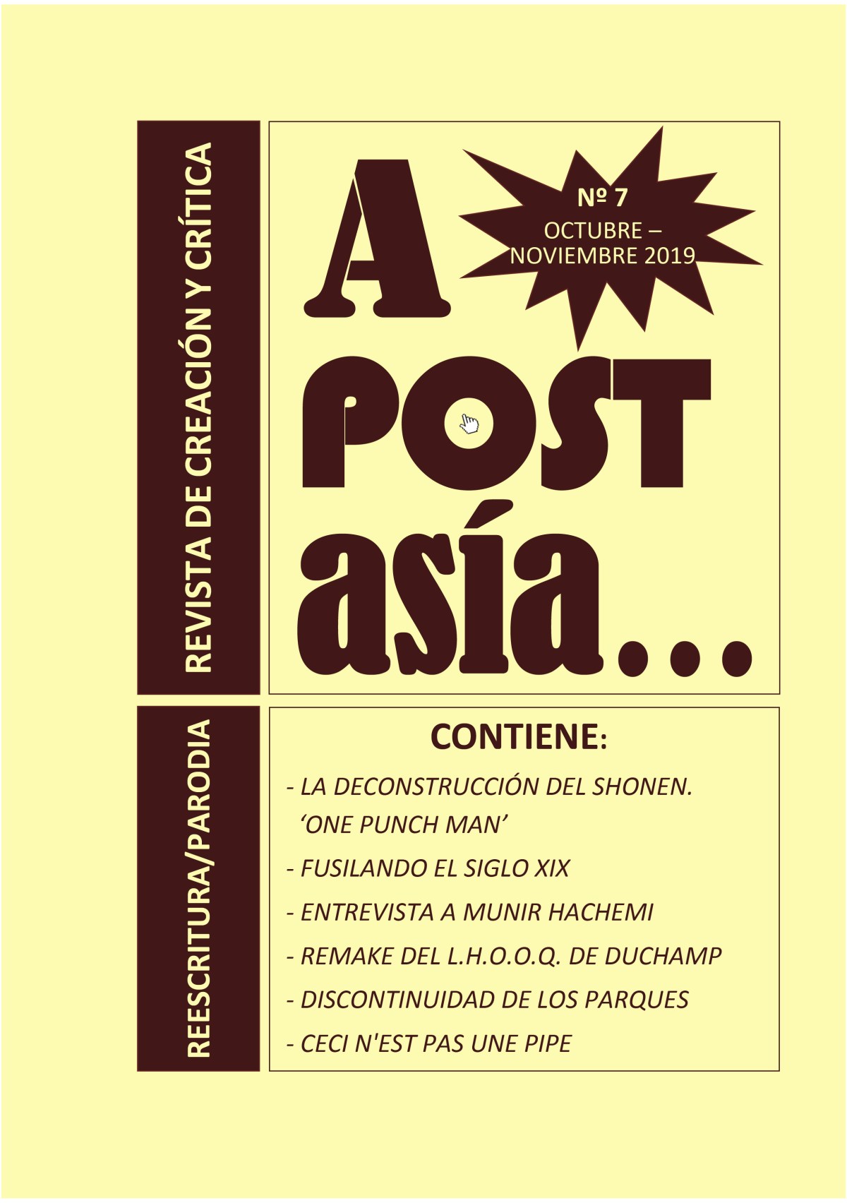 Número 7 (Reescritura/Parodia) |&nbsp;Apostasía